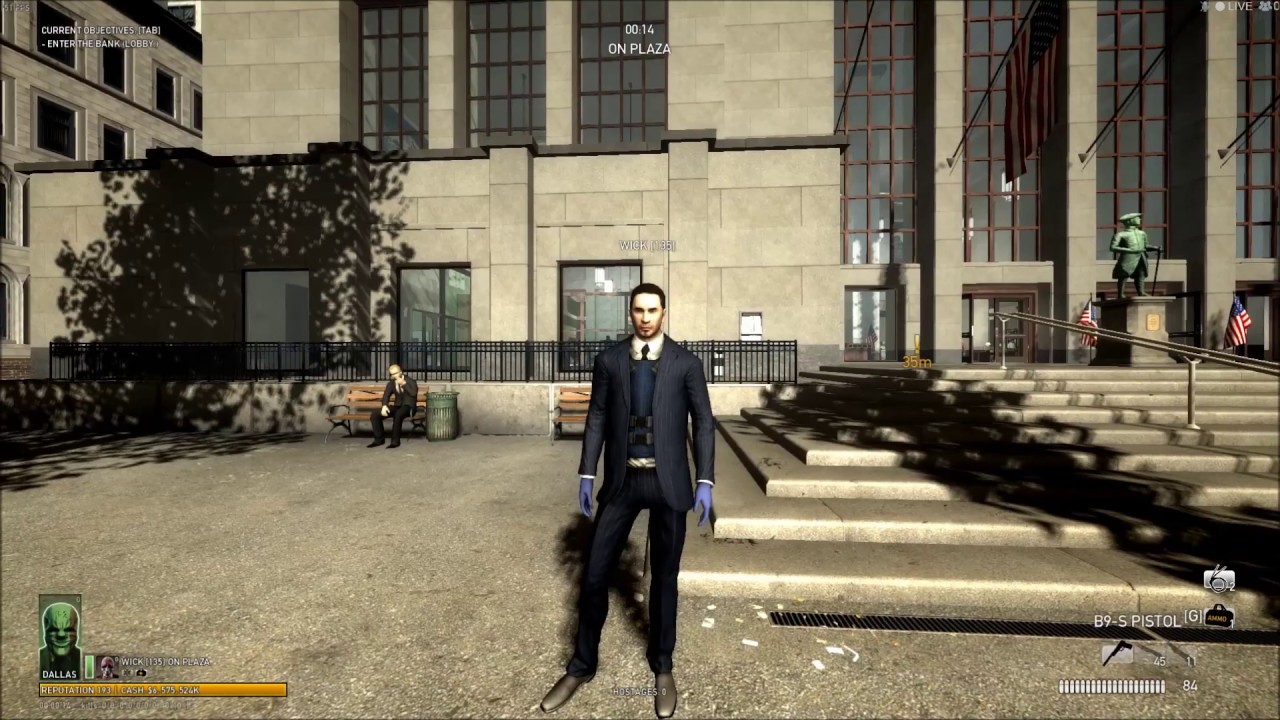 (PD:TH)Hoxton's unique mask up animation