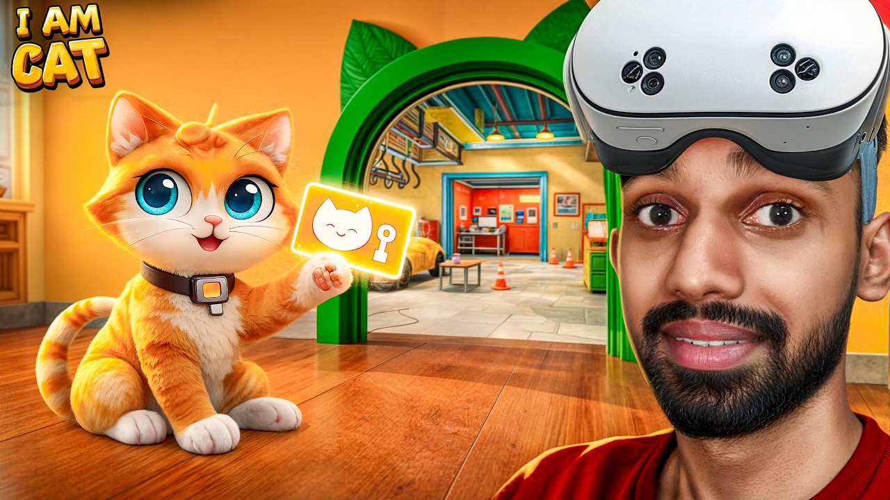 I Opened A Secret Room 😻!! Iam Cat VR
