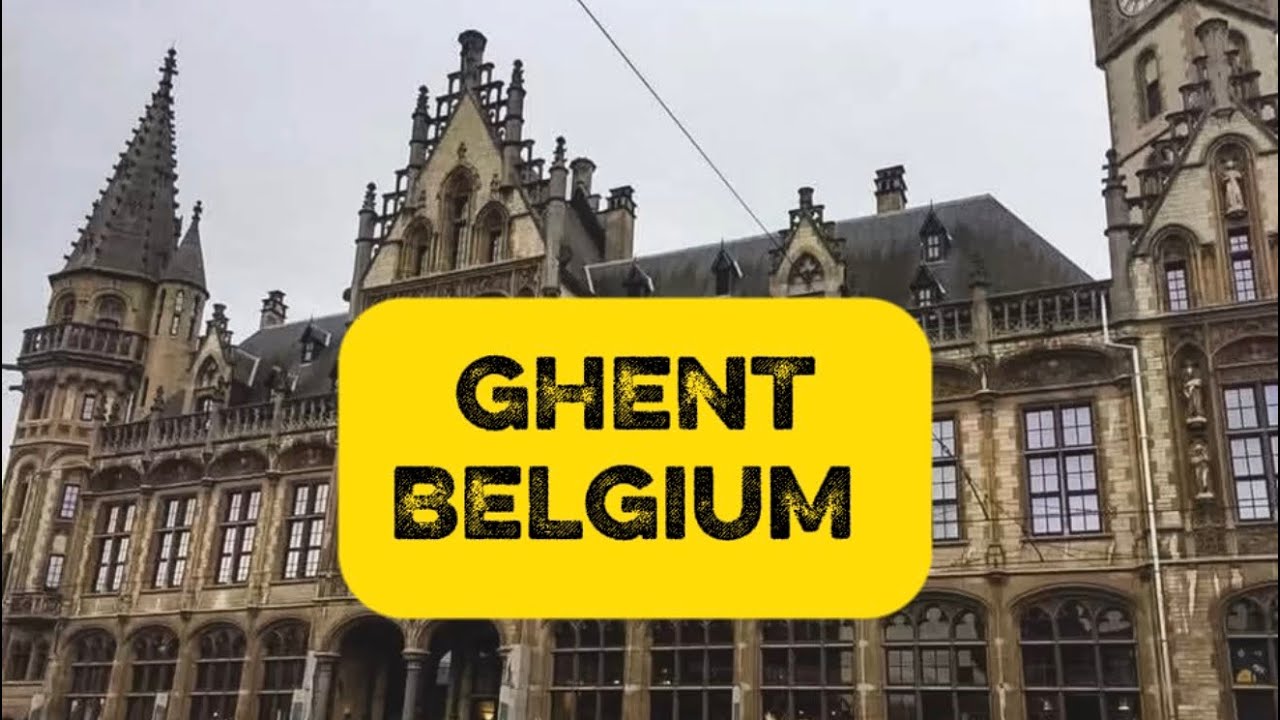 GHENT BÉLGICA - Cidade Universitária com muita história! 