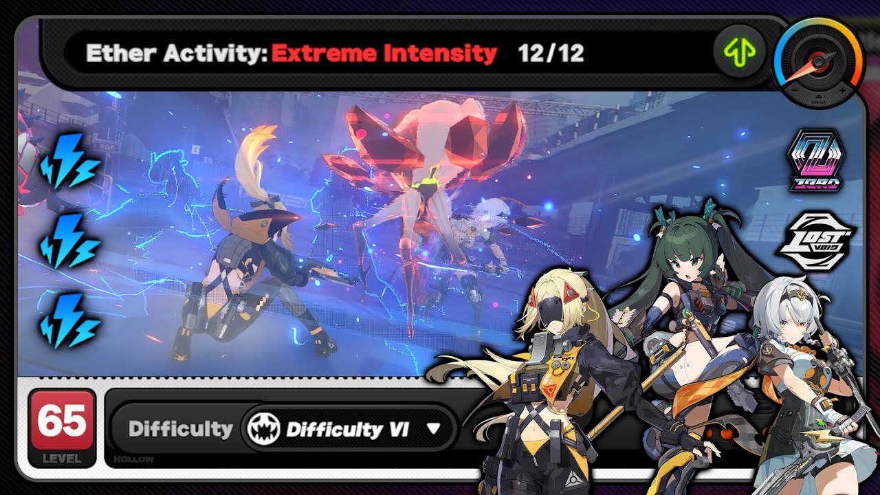 Electric Team only - ZZZ Lost Void - Difficulty 6 - Ether activity 12/12 - Full Run
