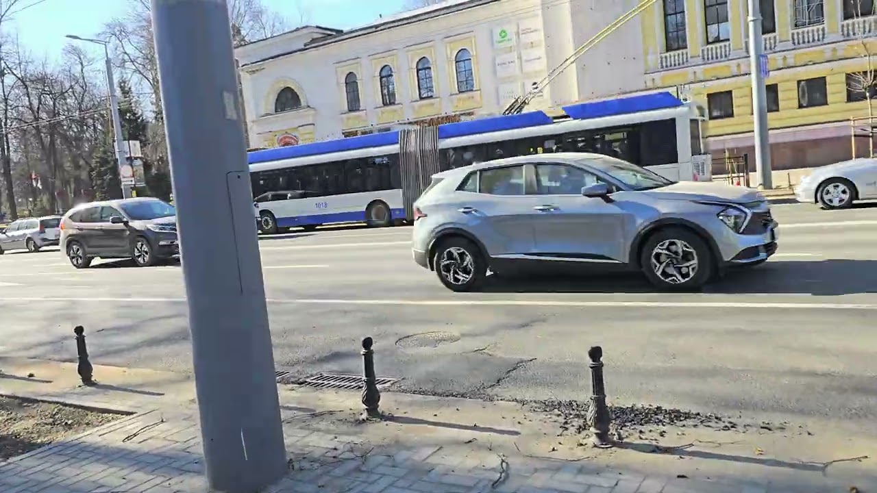 Кишинёв, зря приехала так рано в центр города. 6.03.2026