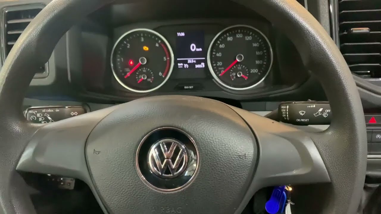 Сброс сервисного и техосмотрового обслуживания VW Crafter 2019