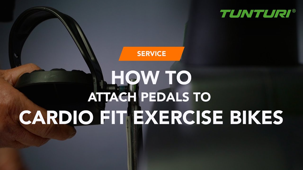 HOW TO | Attach Pedals on Cardio Fit Exercise Bikes
