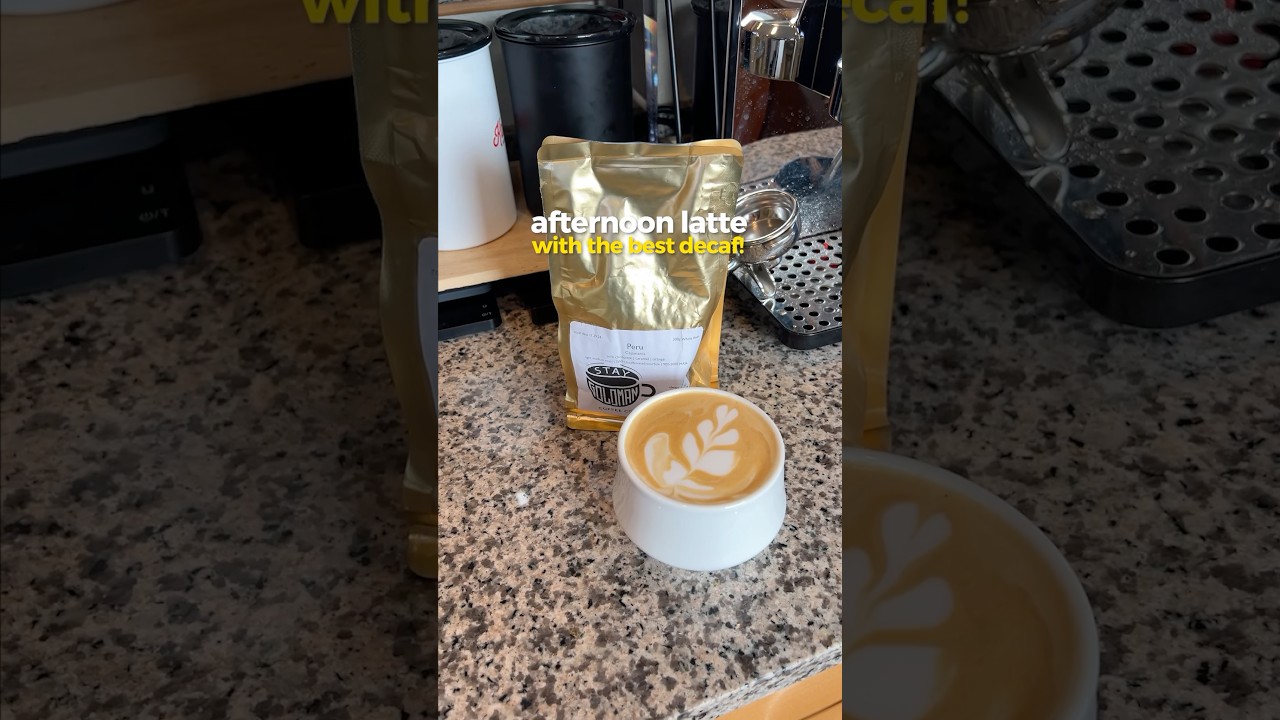 Afternoon Latte with the Best Decaf Coffee Beans 