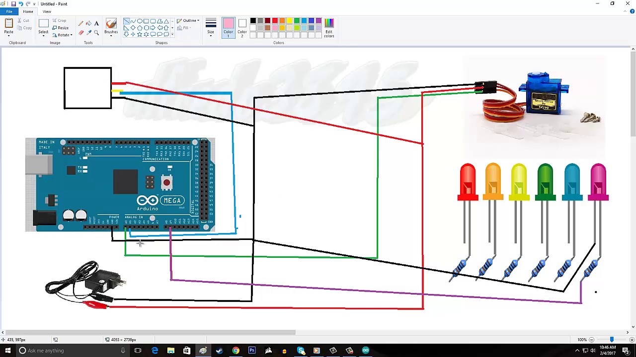 como montar servos y led a tu arduino para ets2 y ats