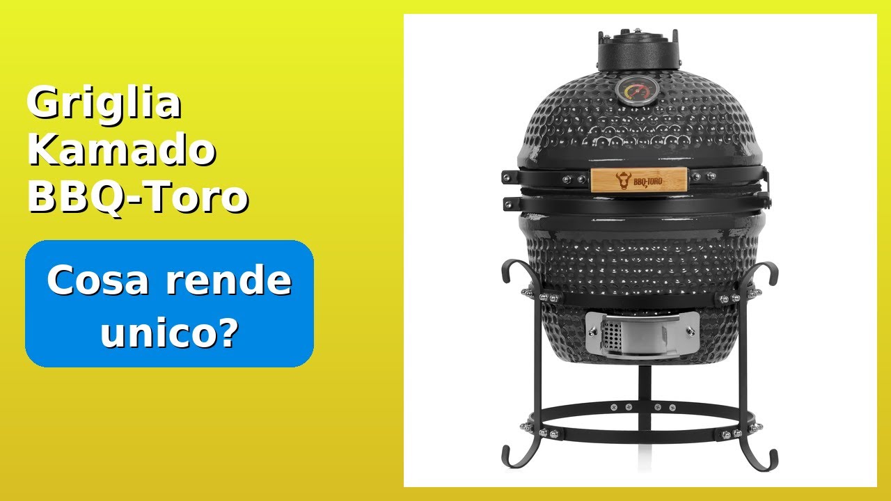 RECENSIONE (2025) : Griglia Kamado BBQ-Toro Ø32cm. DETTAGLI ESSENZIALI