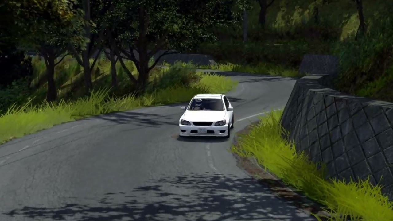 Toyota Altezza drifting on Sadamine Touge [Assetto Corsa]