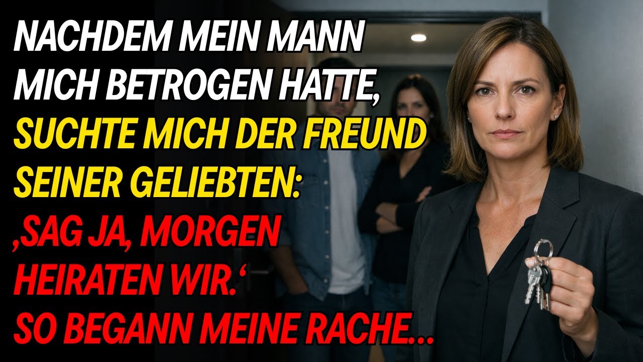 Nach dem Betrug meines Mannes sagte mir der Freund seiner Geliebten: ‚Sag Ja, ich heirate dich.‘