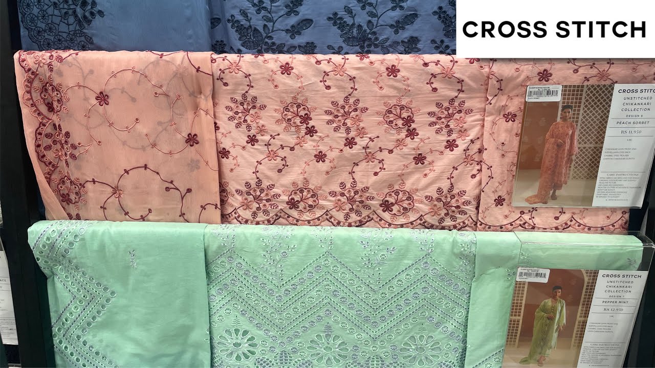 Cross Stitch Summer Collection 2026 👗😎 | Cross Stitch New Collection 2026 😍 | Life with HiraHashaam 