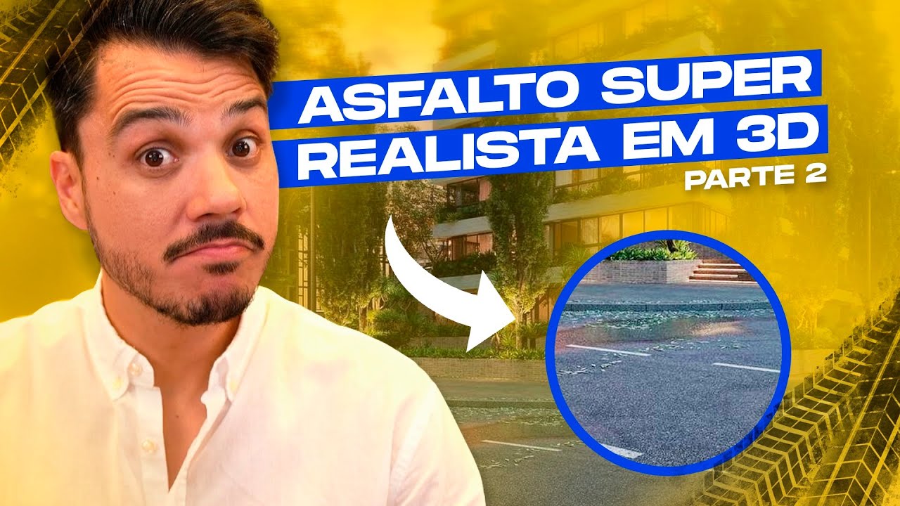 COMO CRIAR ASFALTO REALISTA | ARCHVIZ | TUTORIAL 3DSMAX COMPOSITE MAP | PARTE 02