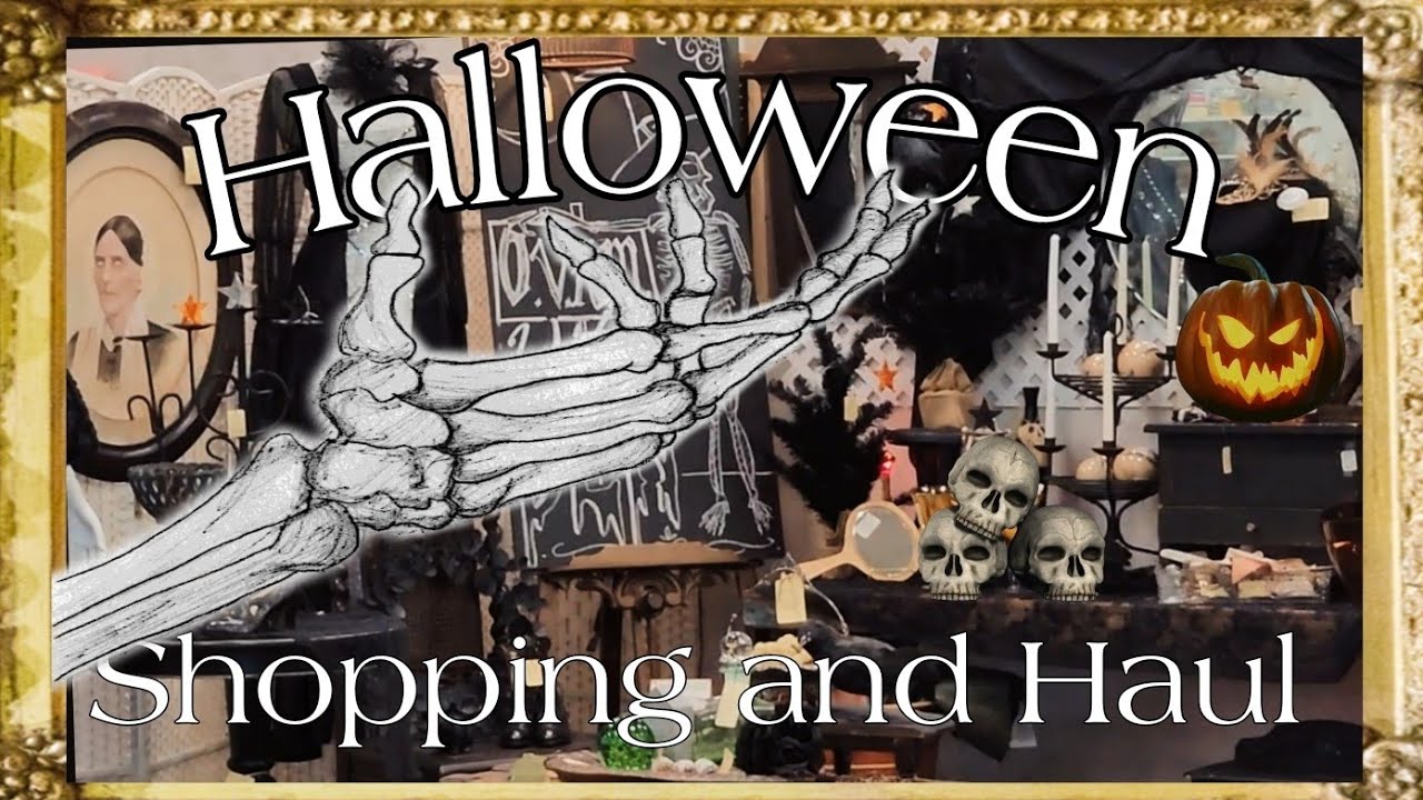 Vintage and Antique Halloween Shopping and Haul