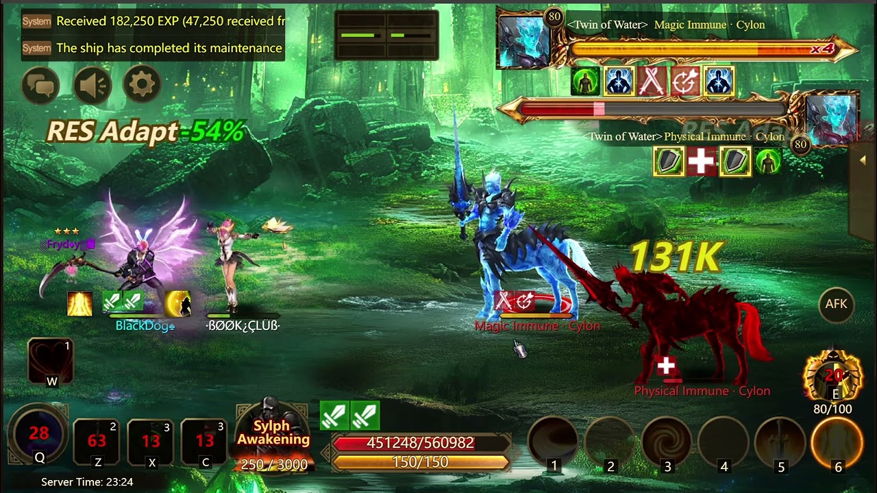 Wartune Ultra BD Knight solo's lvl 80 Multy Player Dungeoun @ Hard lvl