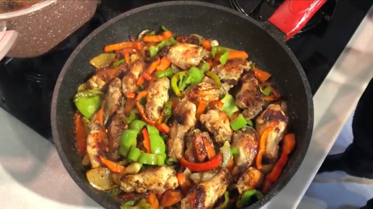 YEMEK YAPMAK ÇOK KOLAY YİYENLER TADINA DOYAMADILAR /  tavada kanat tarifi