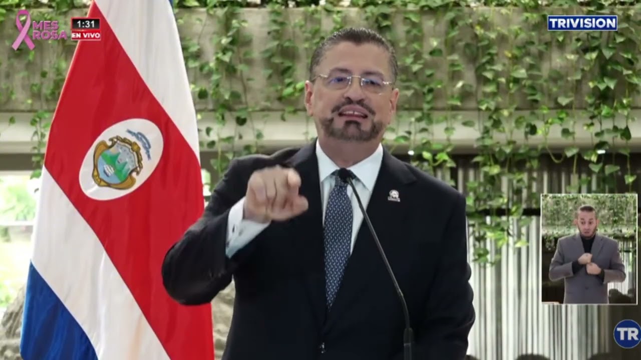 Presidente Rodrigo Chaves: “Randall Zúñiga representa un peligro para el país”.