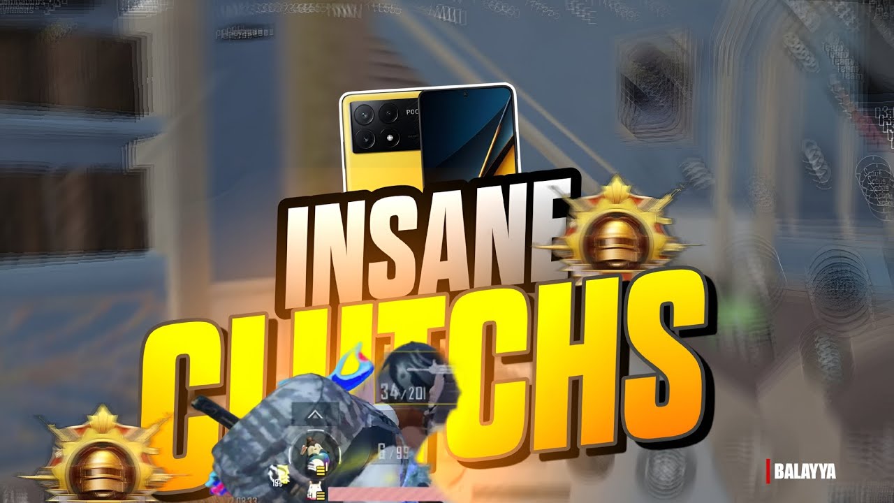 INSANE CLUTCHS | BGMI 4.1 UPDATE POCO X6 PRO 🔥🔥