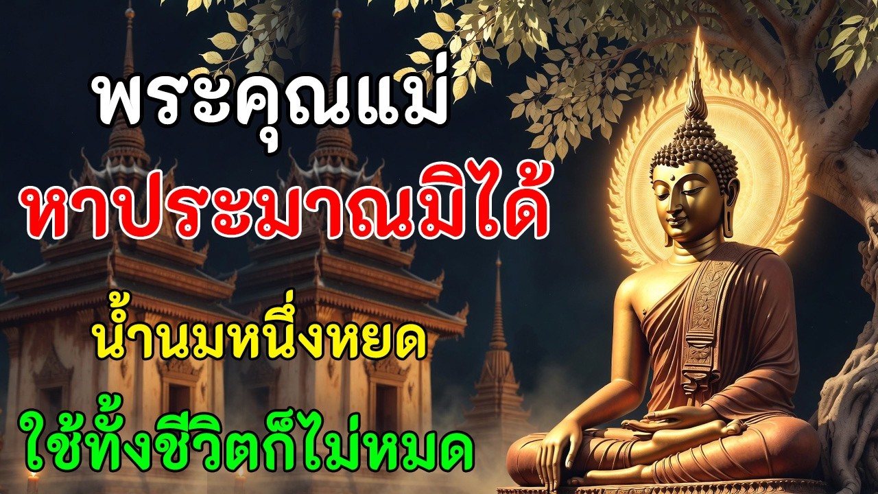 พระคุณแม่หาประมาณมิได้ และน้ำนมหนึ่งหยด ใช้ทั้งชีวิตก็ไม่หมด