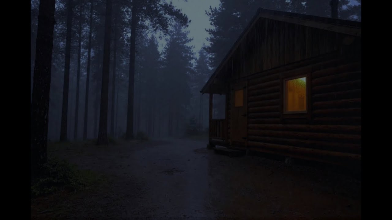 Rain Sounds in the Forest ⛈️ Heavy Rain on Window for Fast Sleep | Cozy Rainy Day Ambience