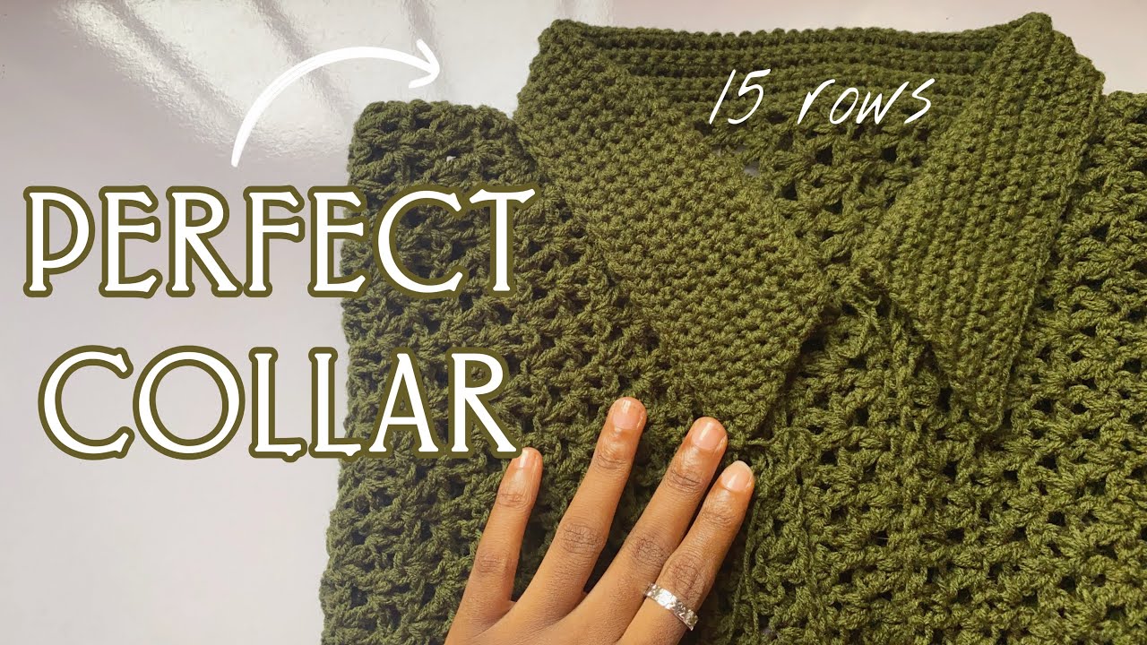 How To Crochet The Perfect Collar For Your Mesh Shirts