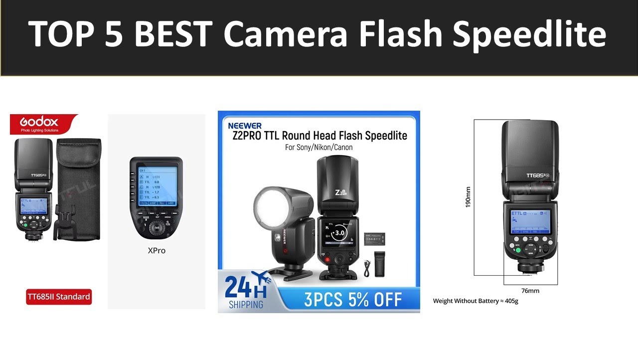TOP 5 BEST Camera Flash Speedlite 2026