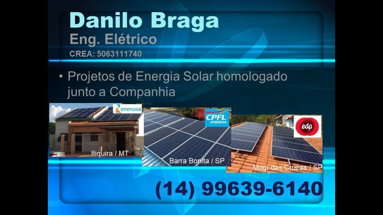 Video 1 - homologação de Projeto Solar na CPFL