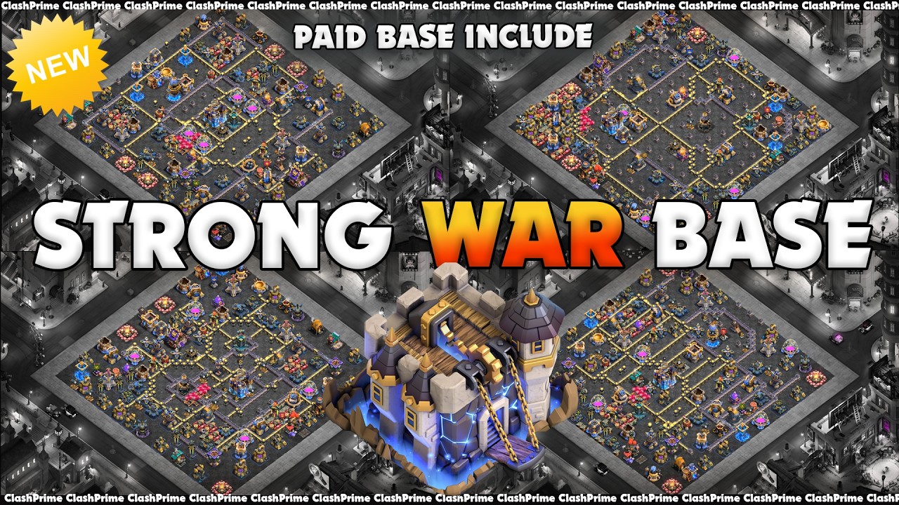 STRONGEST TOP-10 TH18 WAR + LEGEND BASE WITH COPY LINKS  ||TH18 ANTI 2 STAR BASE