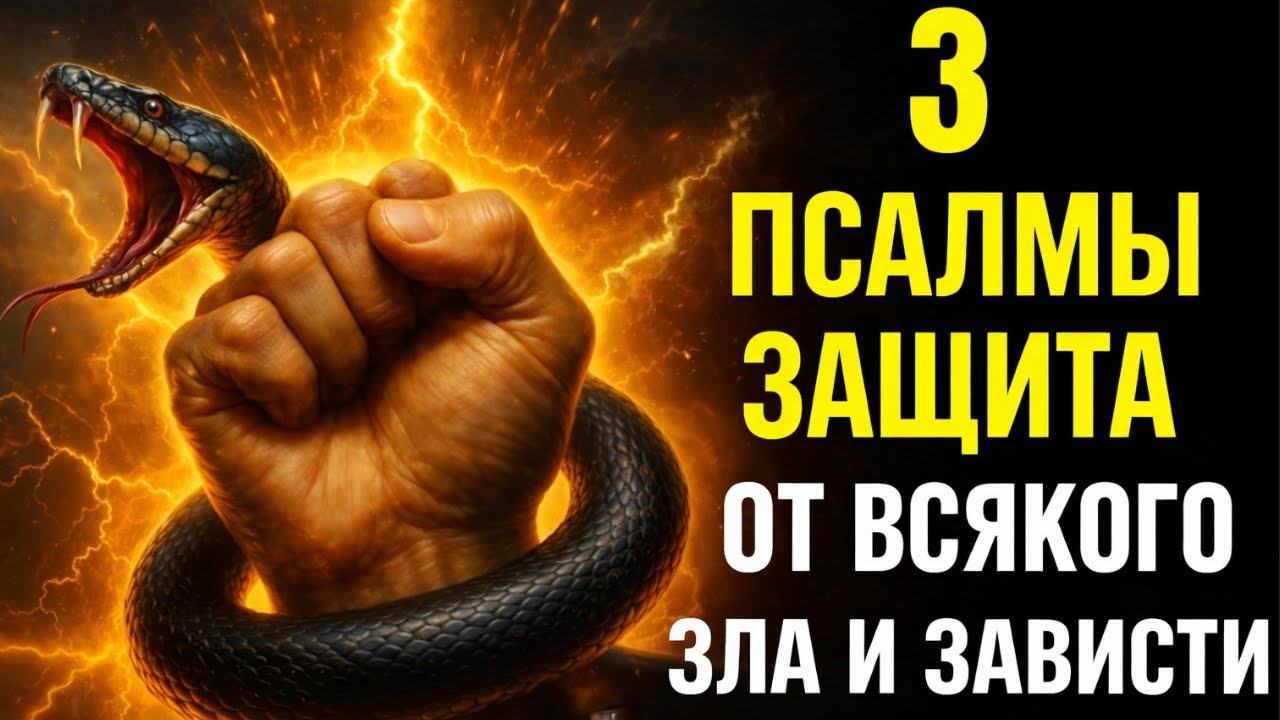 «ЭТИ 3 ПСАЛМА СМЕТАЮТ ВСЁ ЗЛО: КОЛДОВСТВО, СГЛАЗ И ПРОКЛЯТИЯ»