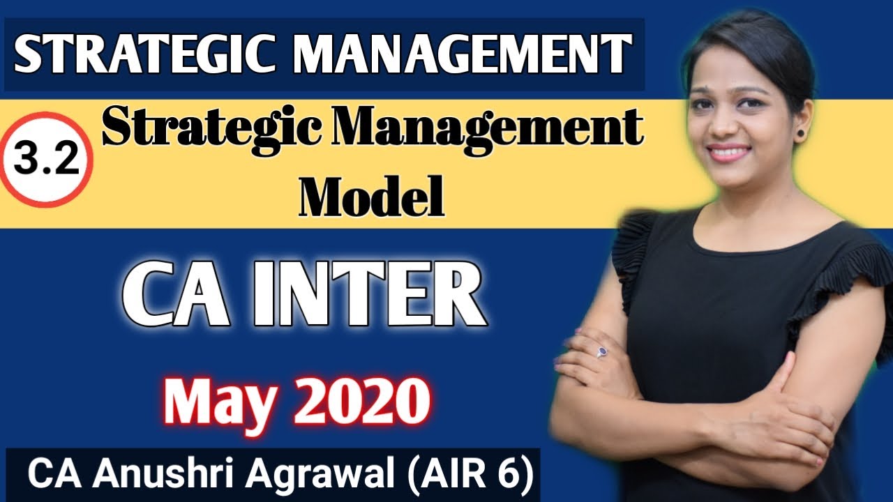 Strategic Management Model ll Chapter 3.2 ll Strategic Management ll CA IPCC / CA INTERMEDIATE