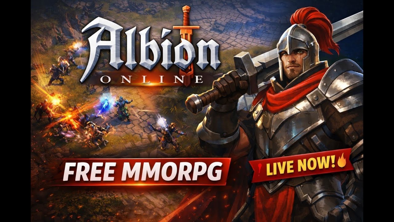 FREE MMORPG Live 🔴 Albion Online | Day 8 | Solo Farming & PvP