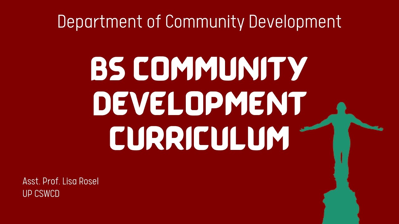 BS Community Development Curriculum (UP CSWCD)