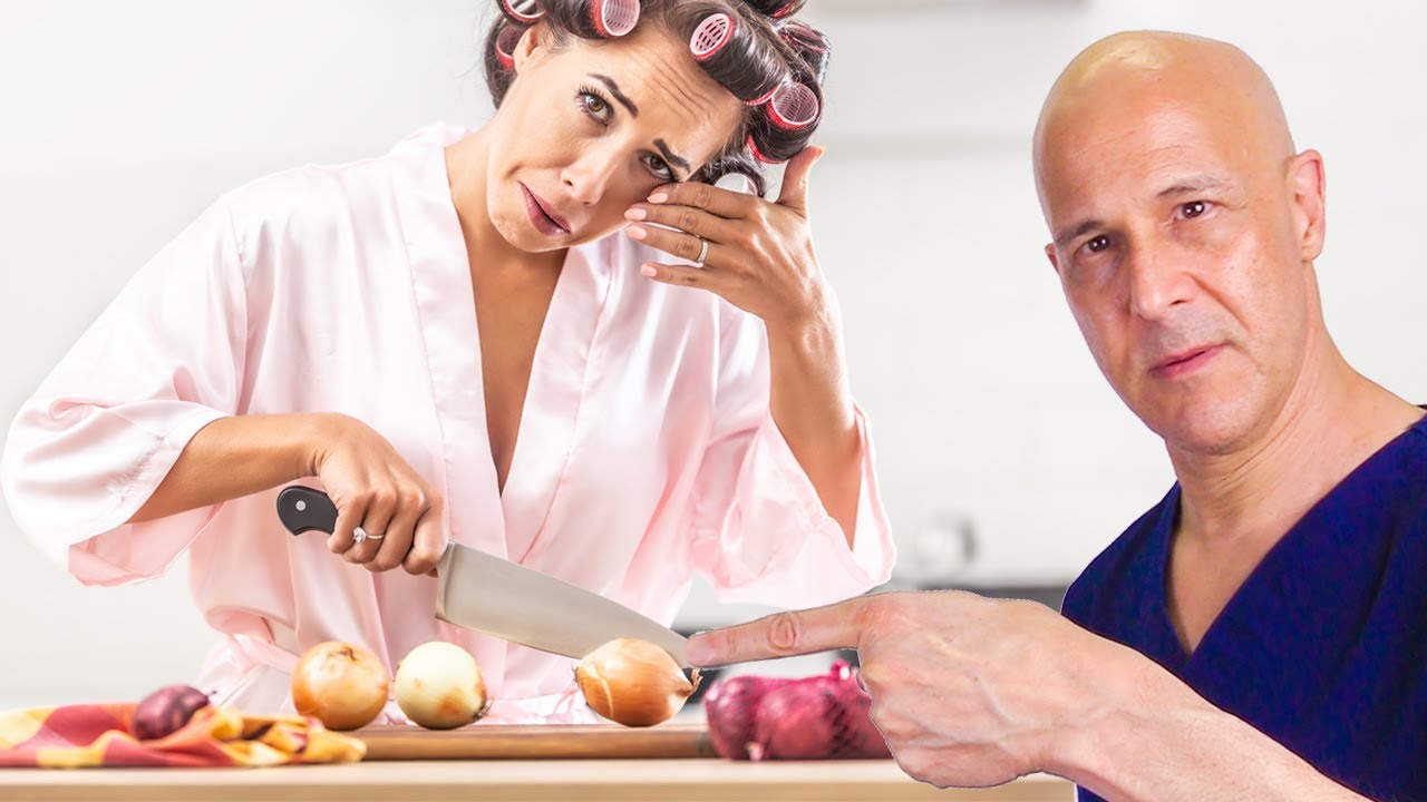 7 Ways to Cut Onions Without Burning Your Eyes | Dr. Mandell