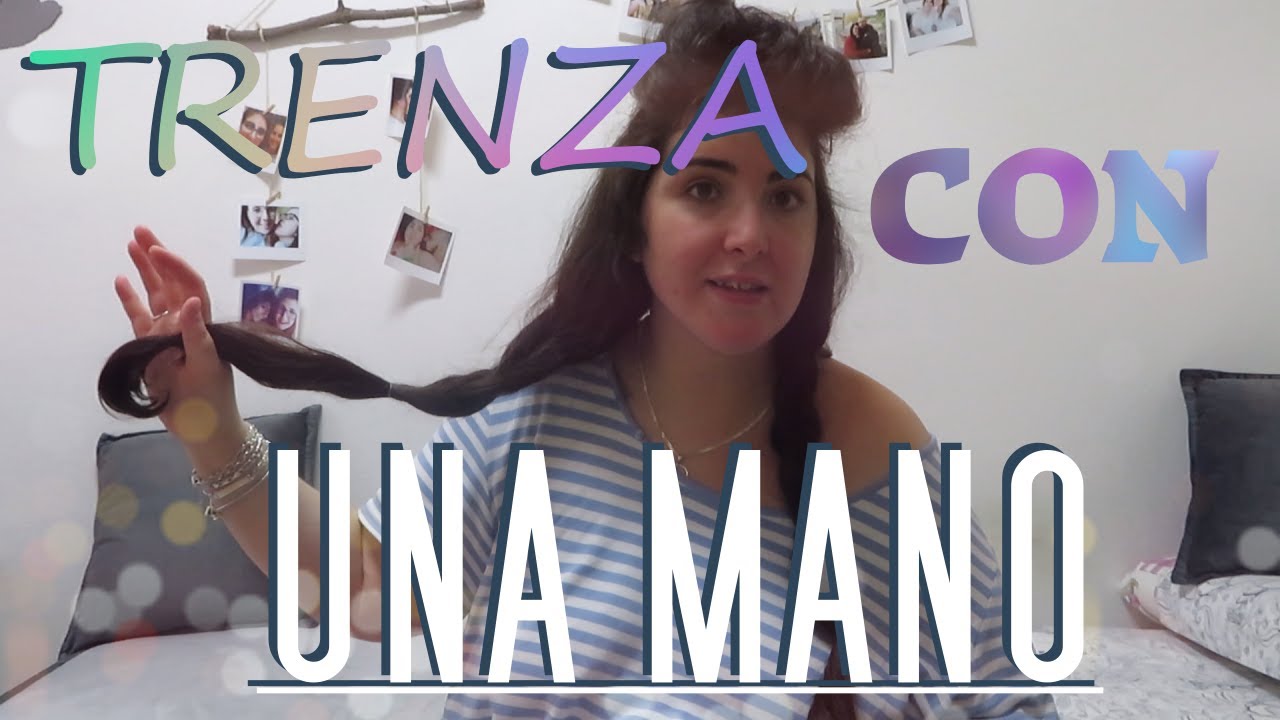 COMO HACER UNA TRENZA CON UNA MANO *dos trenzas*  | cloegf