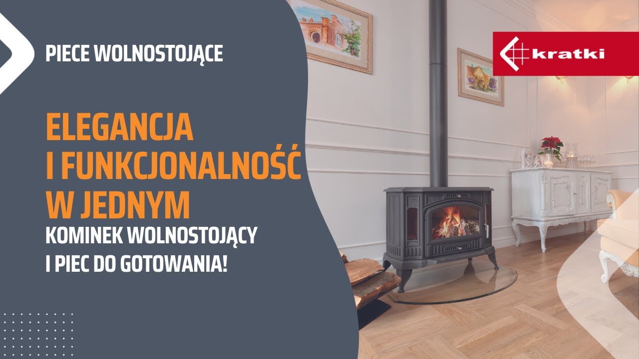 Tradycyjna KOZA K9: Elegancja i funkcjonalność w jednym - kominek wolnostojący i piec do gotowania!