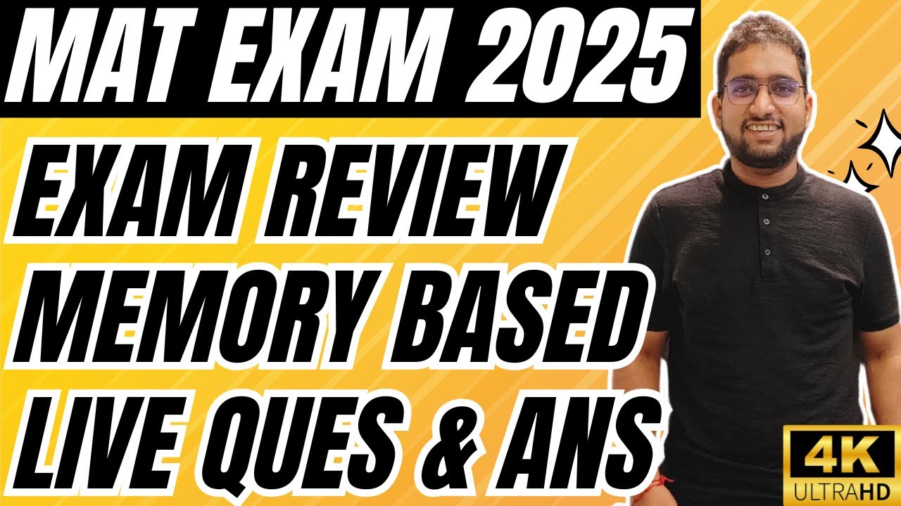 MAT Exam 23rd March 2025 Review | Memory-Based Paper & Expected Cutoff