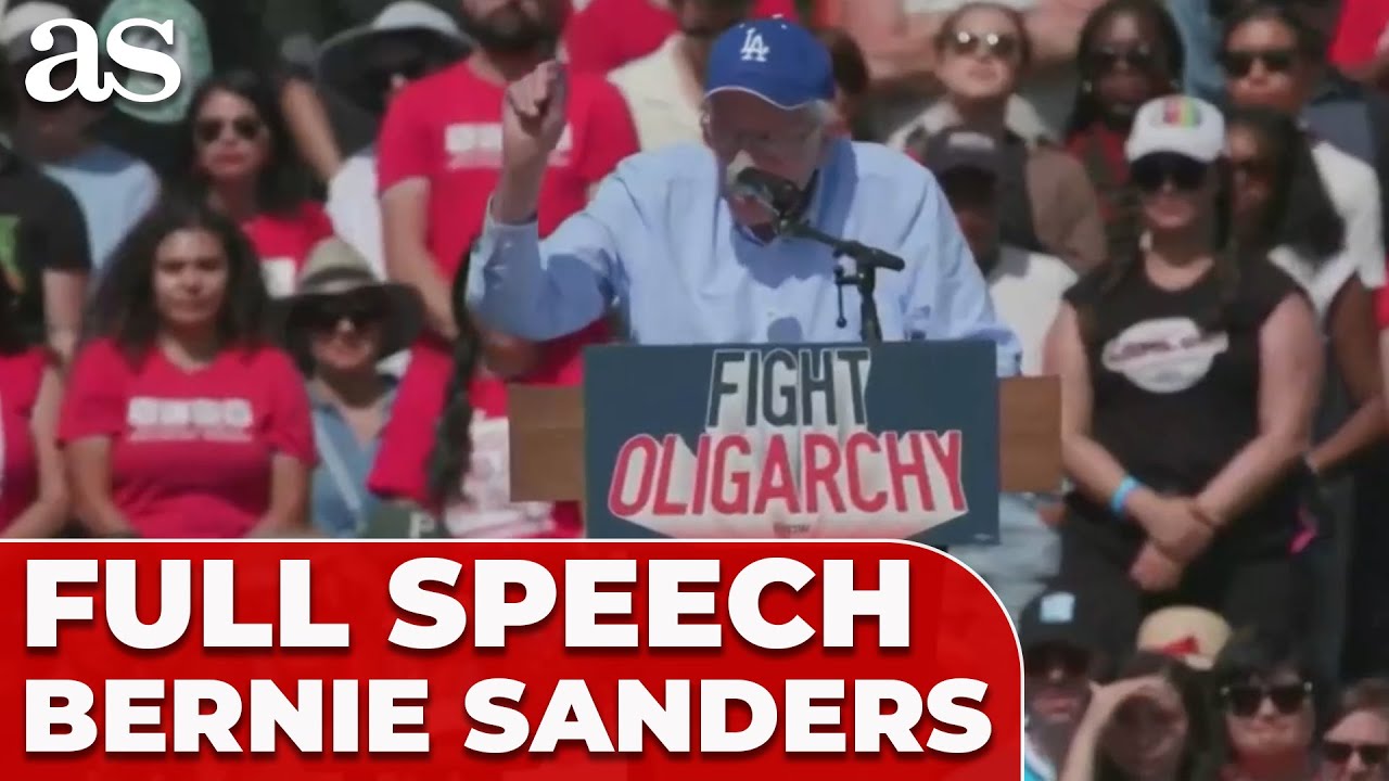 FULL SPEECH: BERNIE SANDERS SENATOR holds anti-Trump RALLY in Los Angeles