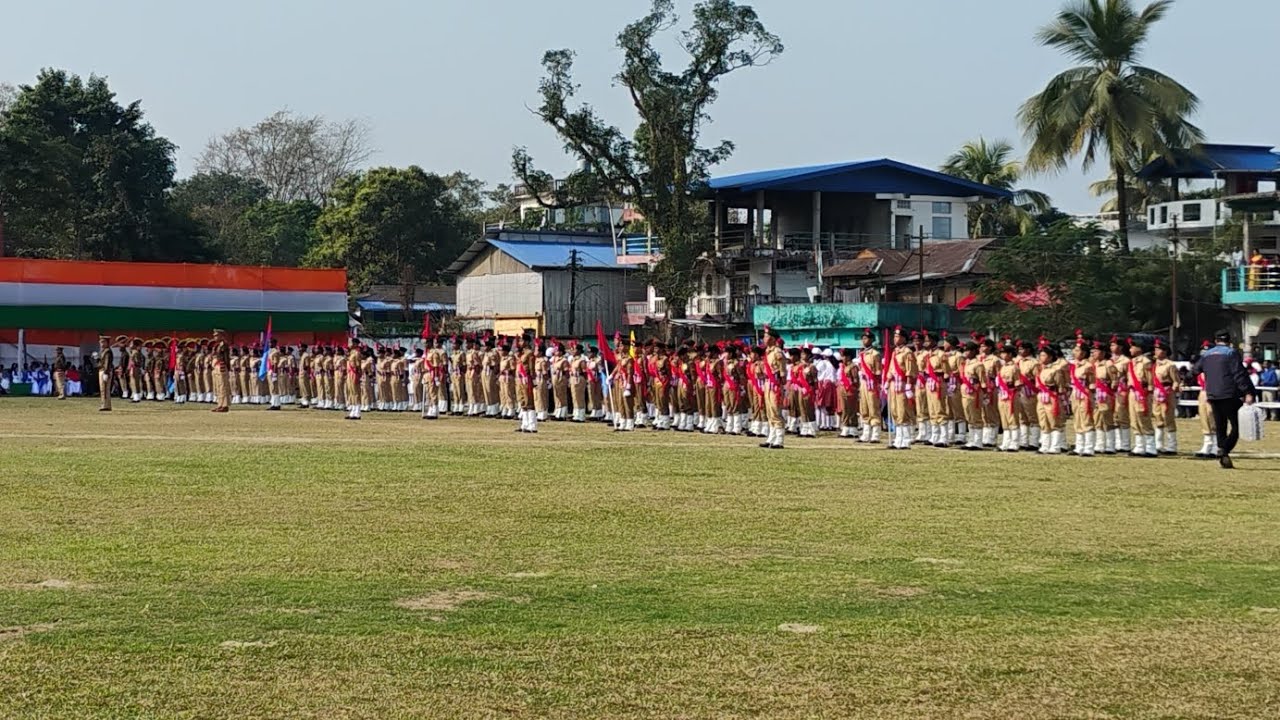 77th Republic day 2026 Margherita #india #assam #republicday #parade 