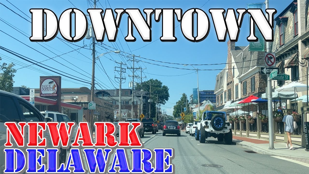Newark - Delaware - 4K Downtown Drive