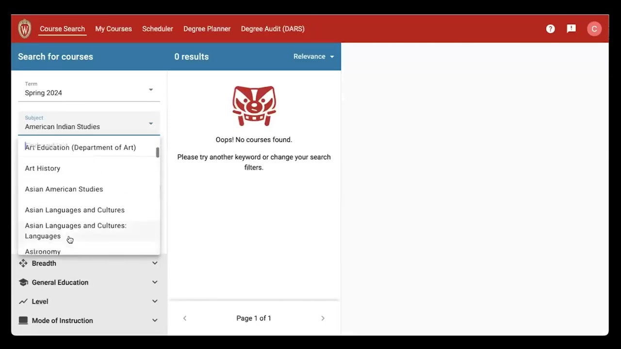 Searching for Community-based Learning (CBL) Courses