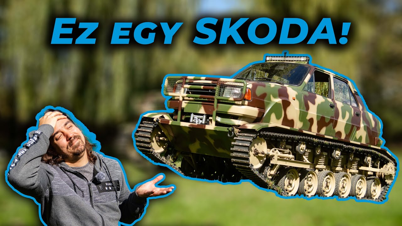Lánctalpas Skoda 120, dízelmotorral az orrában? Kipróbáltuk!
