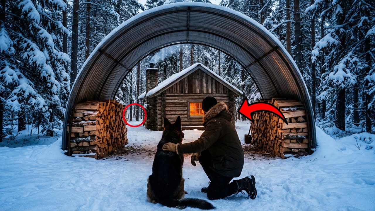 Neighbors Mocked a Veteran and His Dog’s Arch Cabin — Until They Begged Him for Shelter