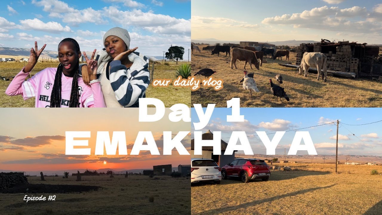 FIRST NIGHT EMAKHAYA | VILLAGE LIFE ADVENTURE | MAKING FIRE | EKHAYA VLOG