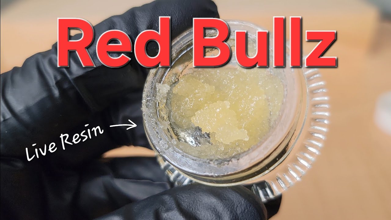 Red Bullz - Live Resin from The Hemp Barn - THCa Concentrate Review