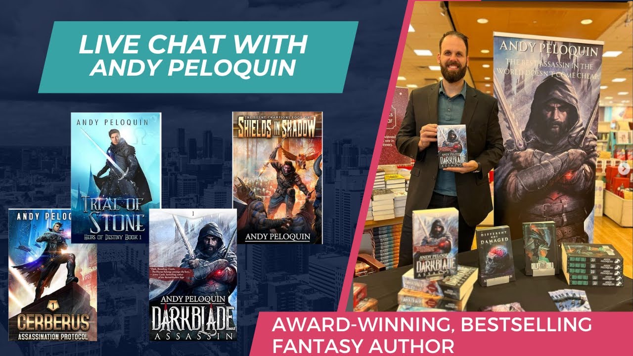Live Chat With Andy Peloquin - Award-Winning & Bestselling Indie Fantasy Author