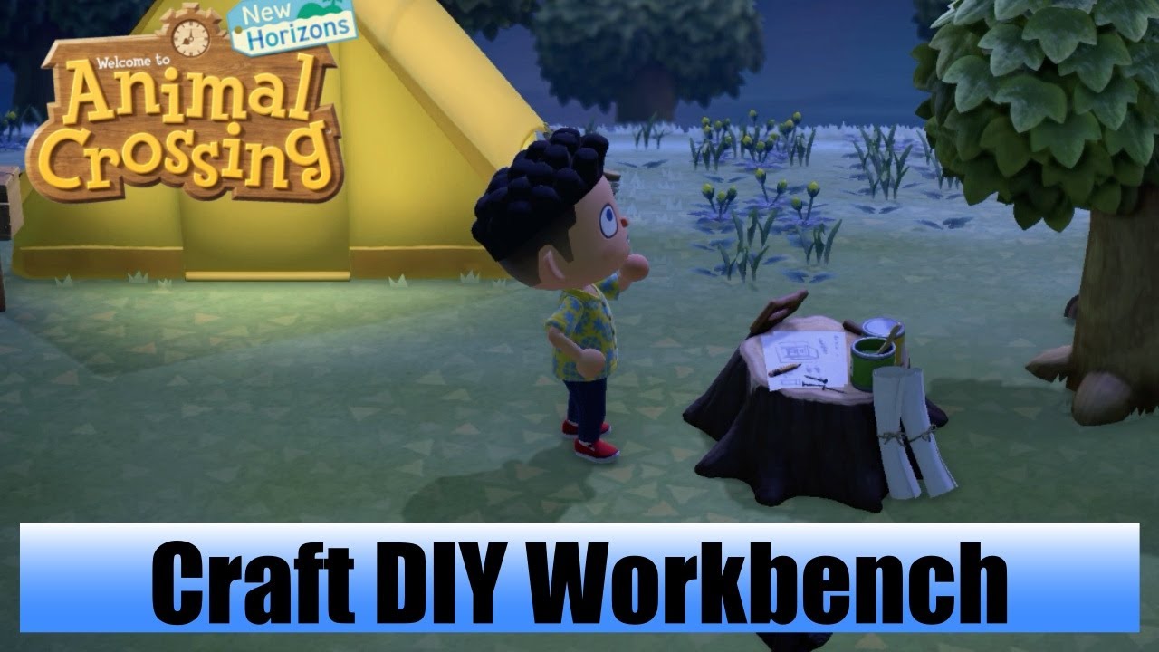 Animal Crossing: New Horizons - How to Craft Simple DIY Workbench