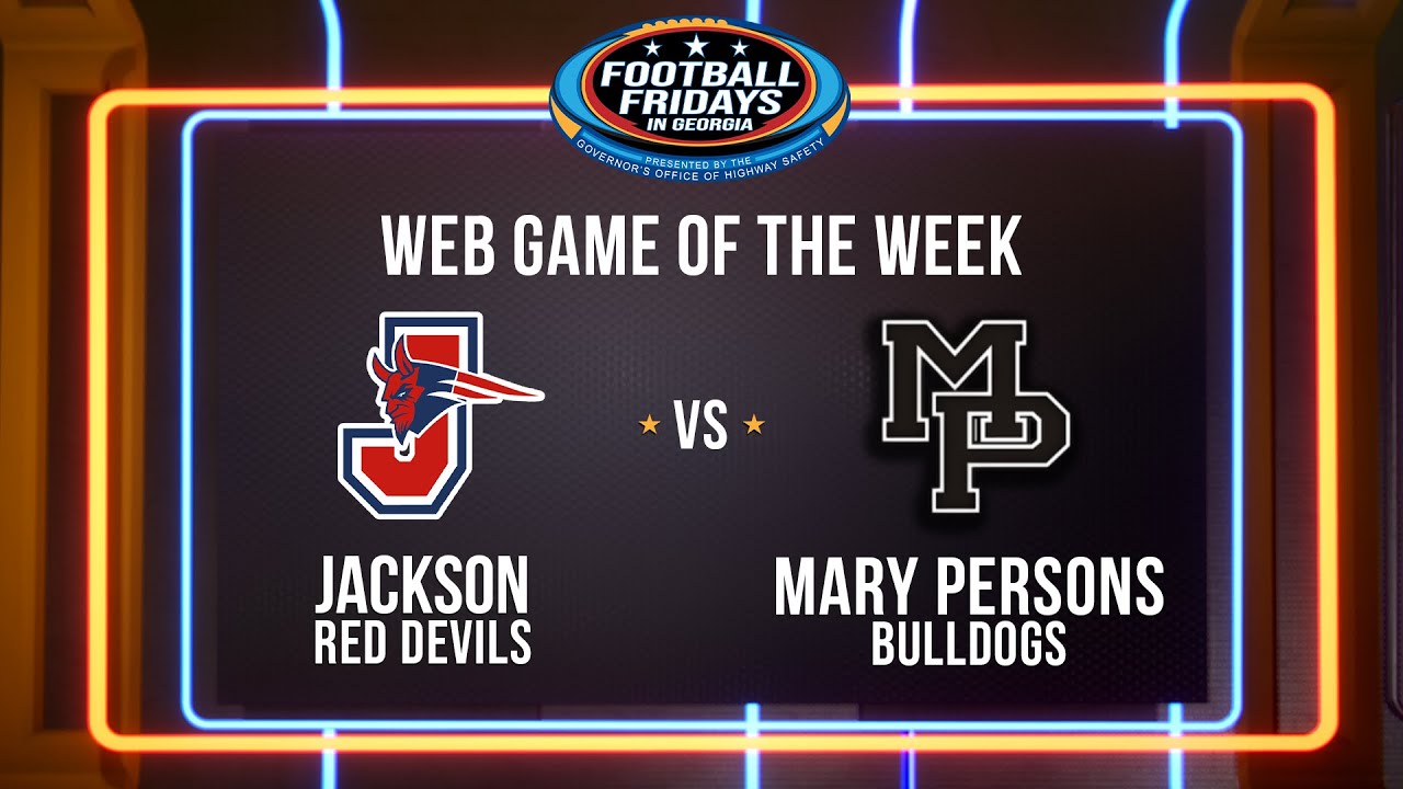 Jackson at Mary Persons | Football Fridays in Georgia: Web Game