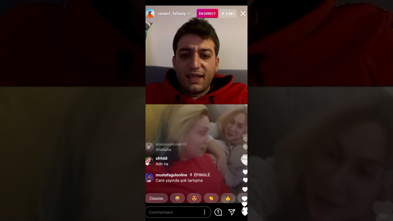 Farah Zeynep Abdullah ve Cenan canlı yayın