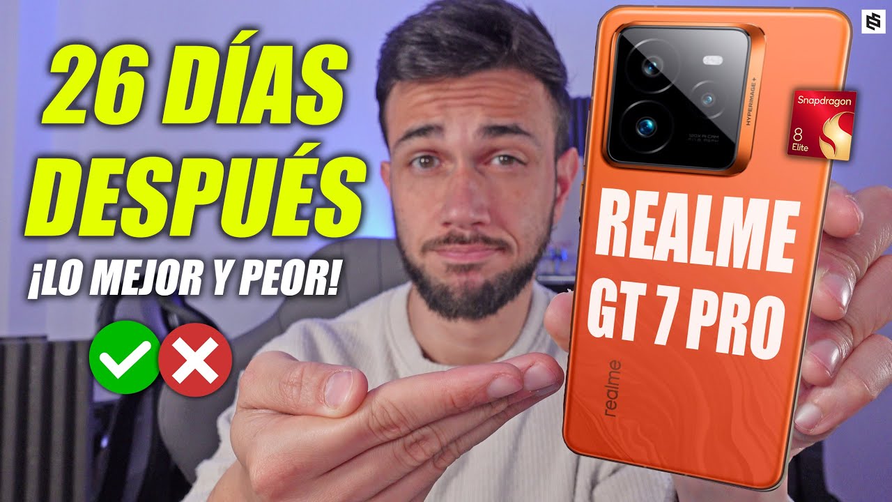Lo MEJOR y PEOR!🤔Realme GT 7 PRO REVIEW tras (CASI) 1 MES