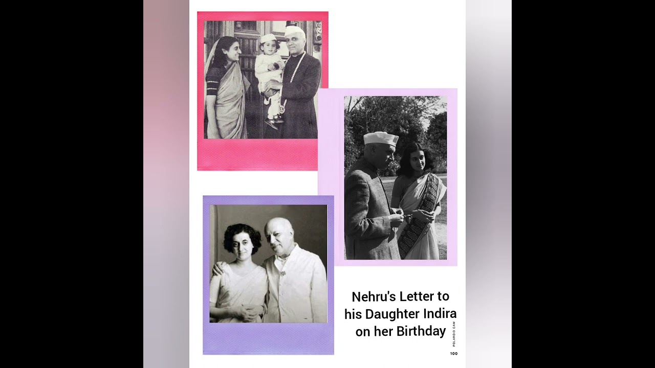 Nehru's Letter to his Daughter Indira on her Birthday in Telugu