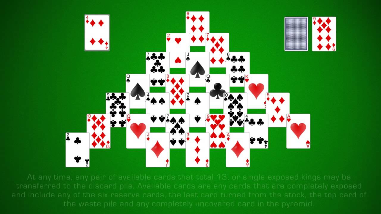 How To Play Pyramid Solitaire
