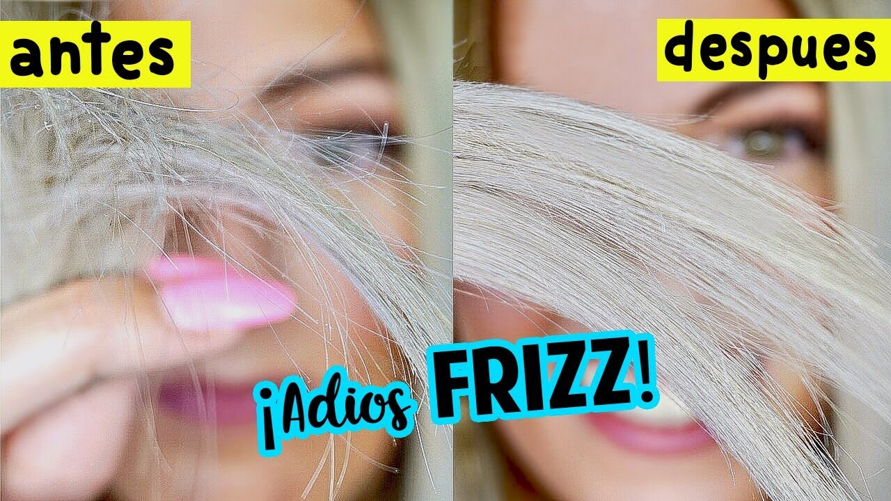 ¡ELIMINA EL FRIZZ  DEL CABELLO Y REPARA LAS PUNTAS ABIERTAS CASERO! (REMEDIOS CASEROS Y EFECTIVOS)