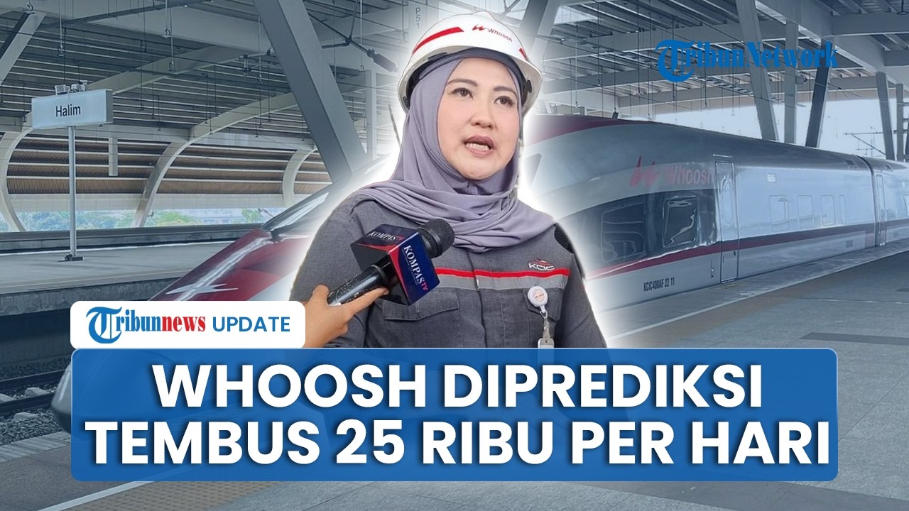 Penumpang Whoosh Diprediksi Tembus 25 Ribu per Hari saat Libur Lebaran 2026, Lonjakan H-1 Idul Fitri